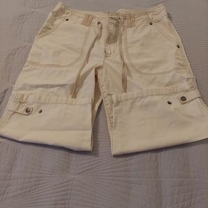 Womens cargo capri